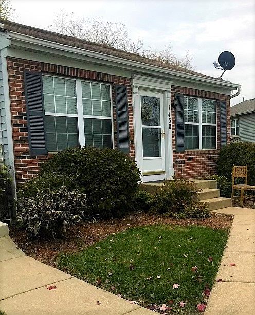 Walkway leading to townhome