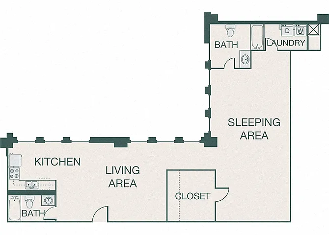 Floor plan A17 (Penthouse 2)
