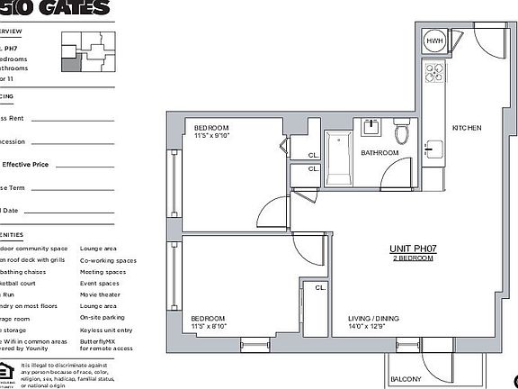 2nd image of 1510 Gates Ave Penthouse 9