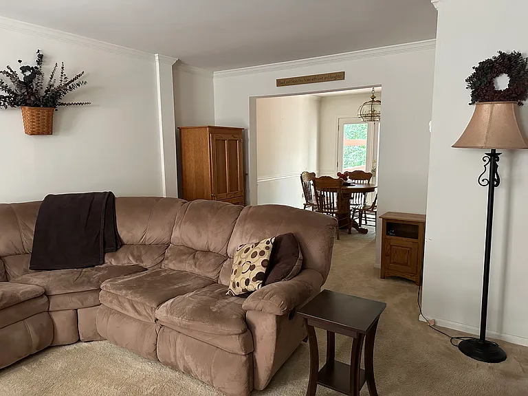 Separate Dining Room opening up to Deck