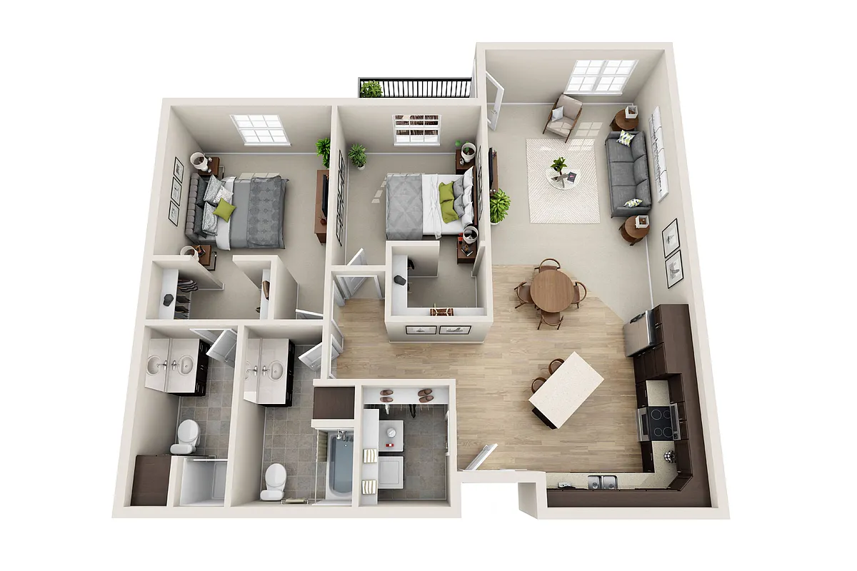 Floor plan B2