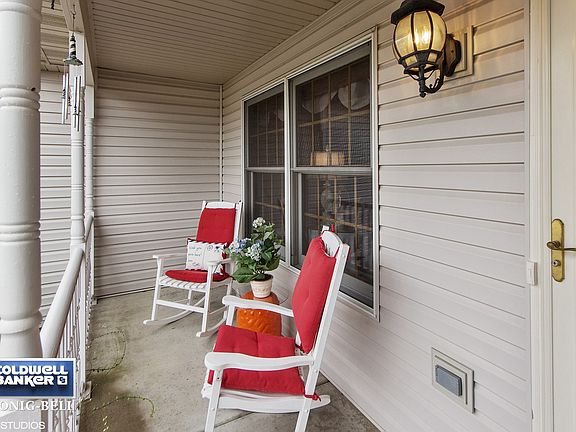 Visit with the neighbors on this friendly front porch.
