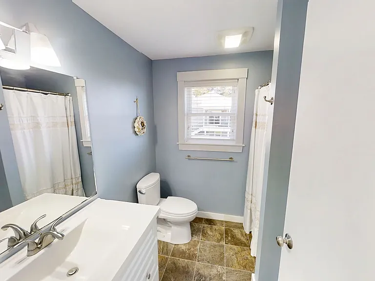 First level full bath with stand up shower
