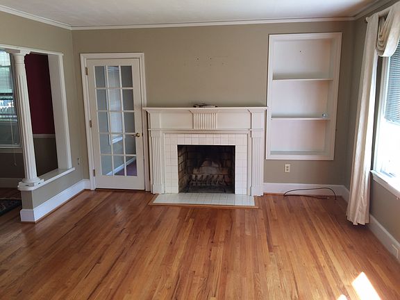 living room/office door view