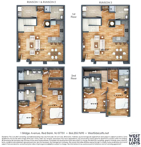 Floor plan Rumson Townhome