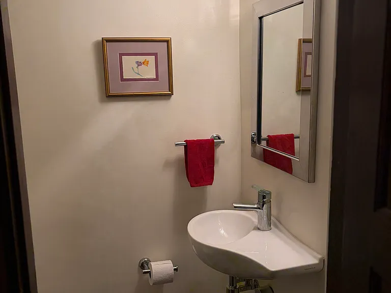 Main floor half bath
