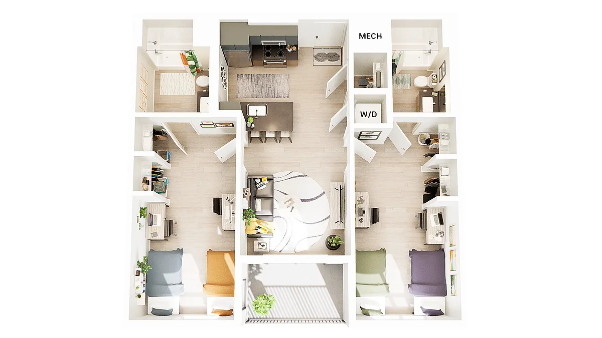 Floor plan B6