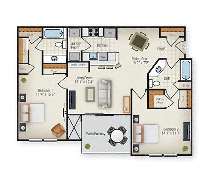 Floor plan The Homestead
