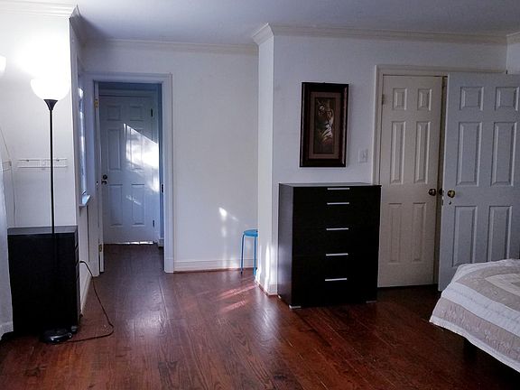 Door to bathroom
