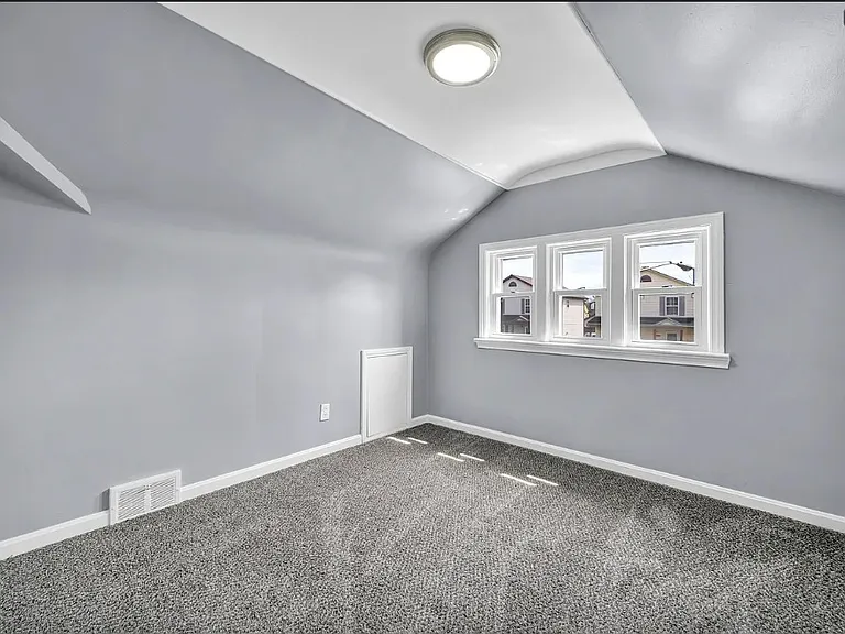 1 of 2 bedrooms upstairs - smaller room