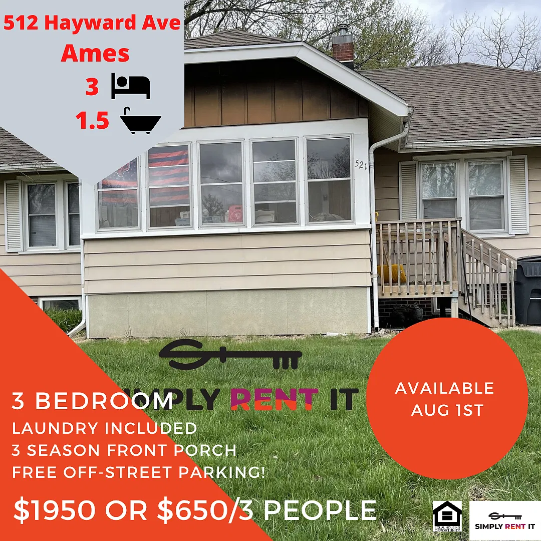 3 Bedroom Home on Campus, Free Parking Available August 1st 2026 — Photo 1