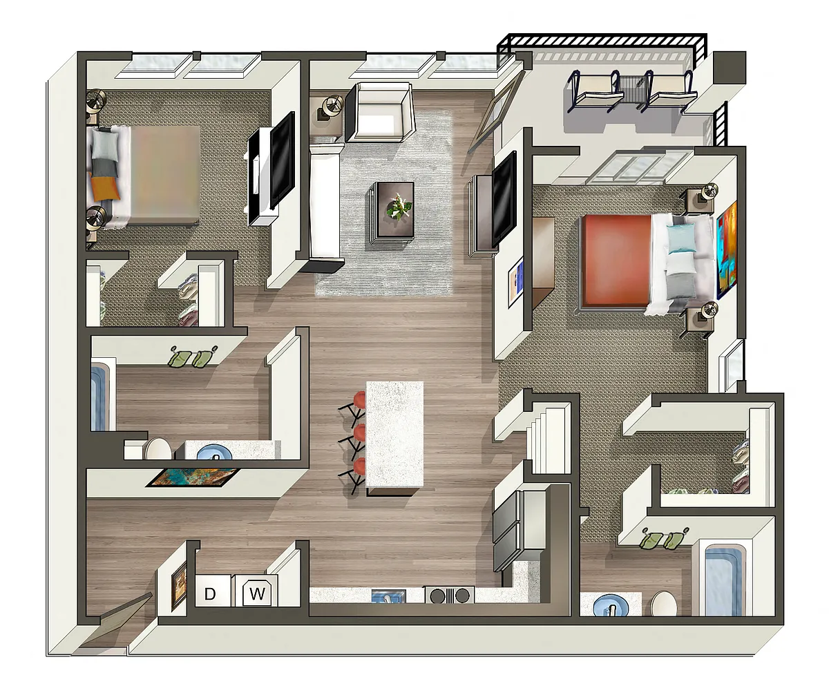 Floor plan Coloma