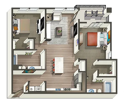 Floor plan Coloma