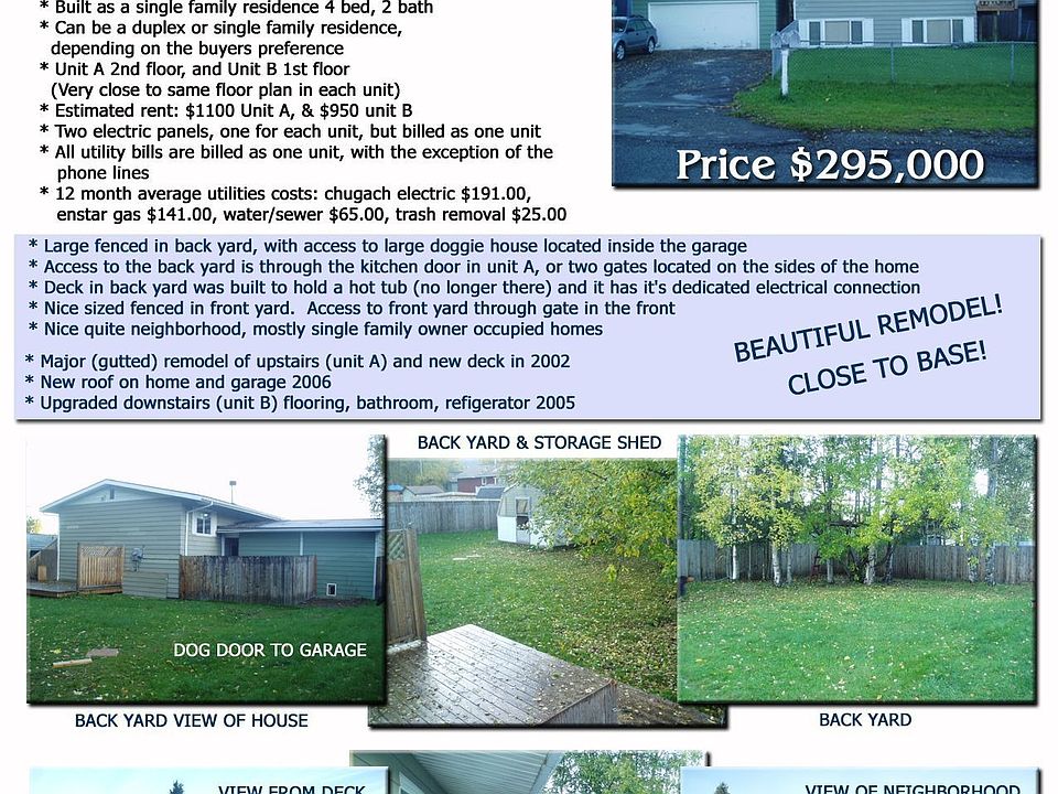 Flyer from summer 2010