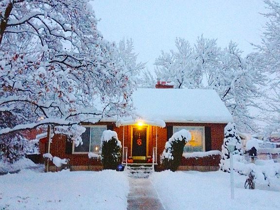 Winter view of home.