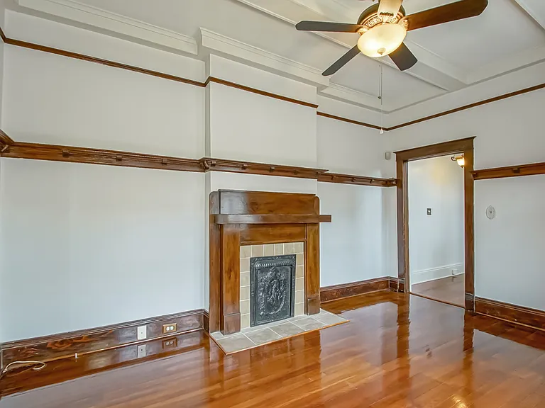 Living Room Mantel.