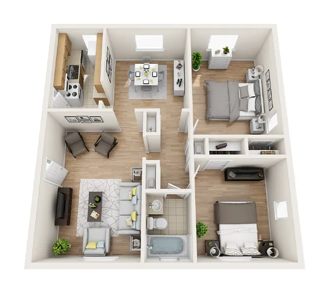 Floor plan Buckingham