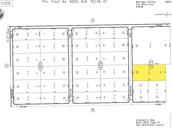 56785 Mariquita Rd Lot 27, Landers, CA 92285