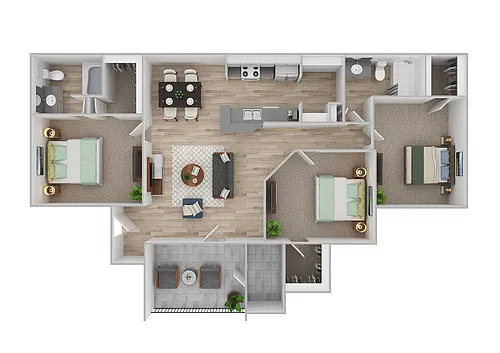 Floor plan The Madison