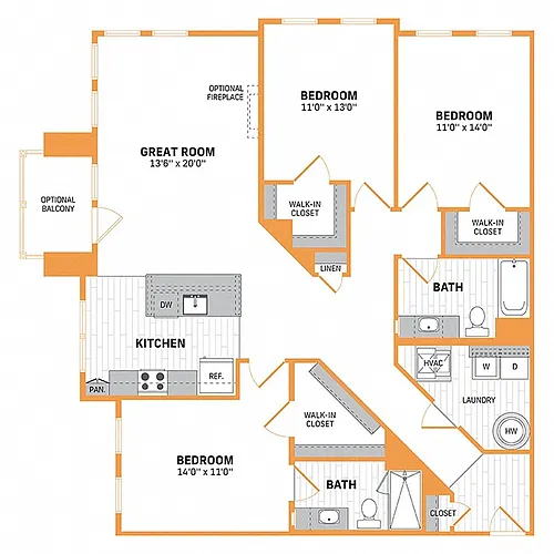 Floor plan CB1 - The Forge