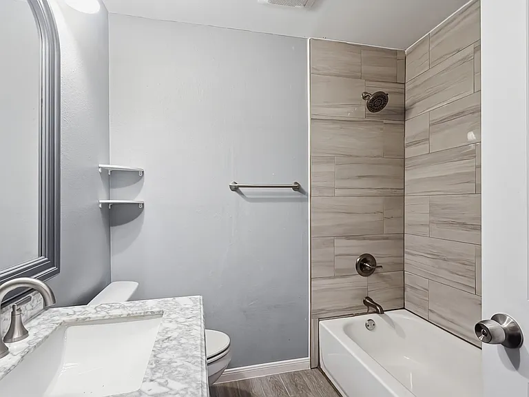 Hallway bathroom