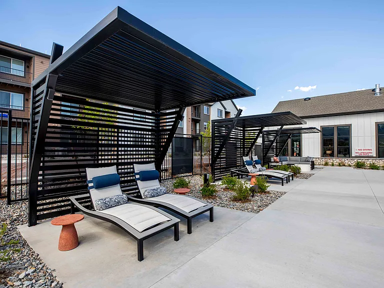 Poolside Cabanas