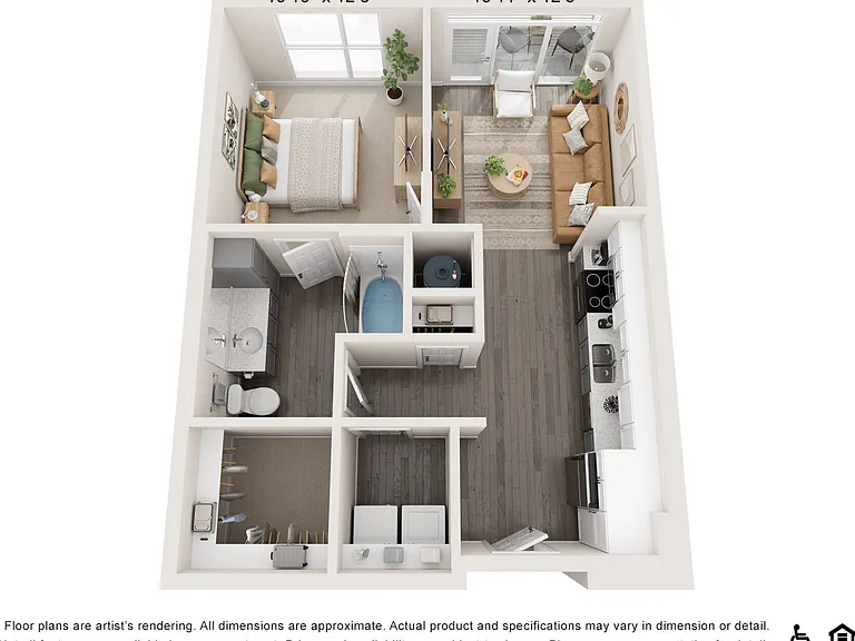 S1 floor plan Adaline at the Station