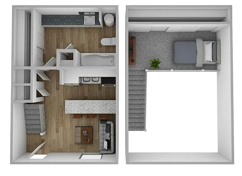 Floor plan One Bedroom
