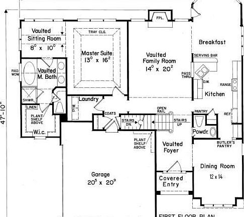 Main Level Floor Plan