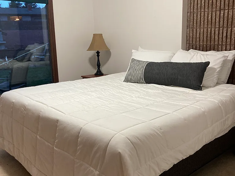 Bedroom with king bed
