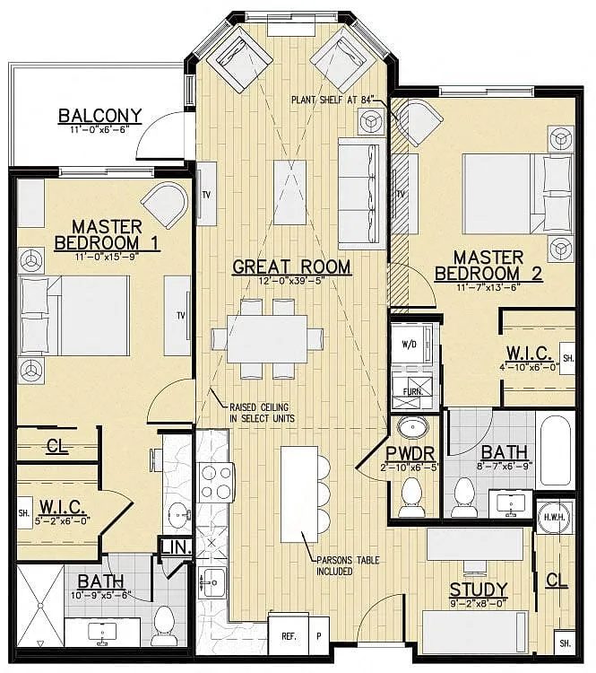 Floor plan D1