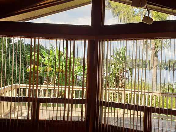 View from the living room of the ski size lake