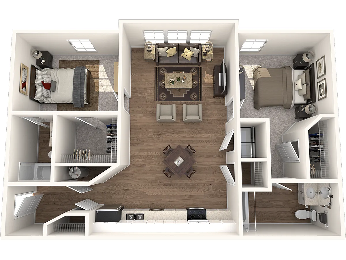 Floor plan B1 RENOVATED