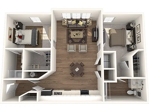 Floor plan B1 RENOVATED