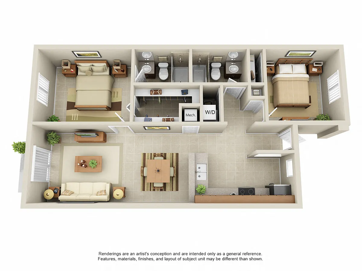 Floor plan Model B