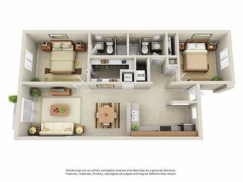 Floor plan Model B