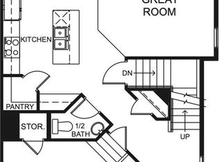 Type B Outer Townhome plan
