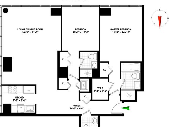 2nd image of 160 W 66th St APT 24G