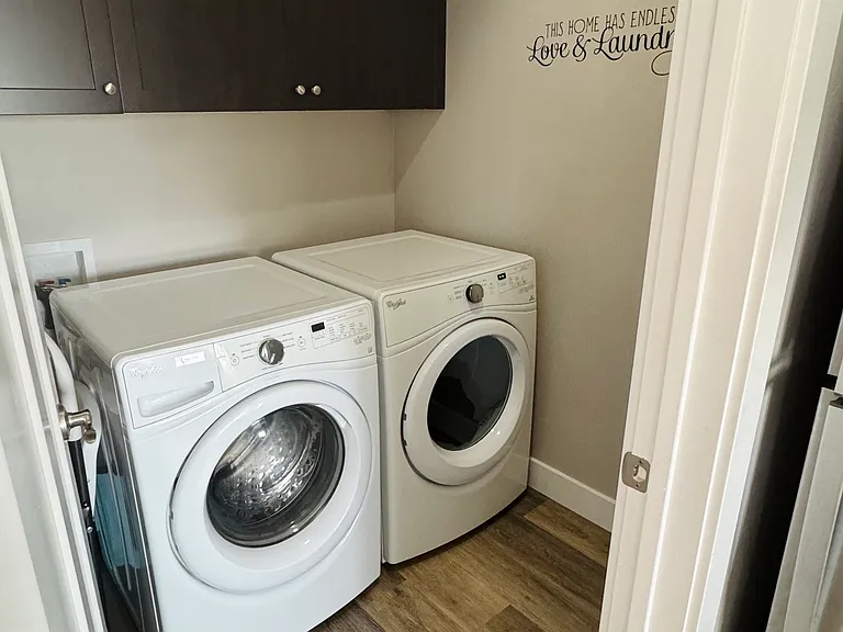 Laundry Room (Washer and Dryer Included in Rental)