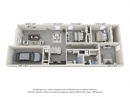 Floor plan The Travis