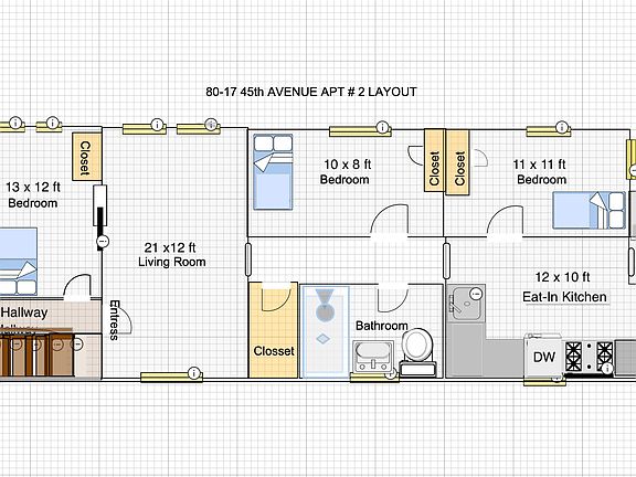2nd image of 80-17 45th Ave APT 2