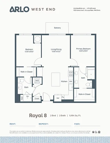 Floor plan Royal 8