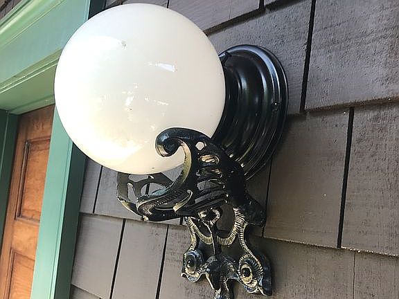 antique light fixture