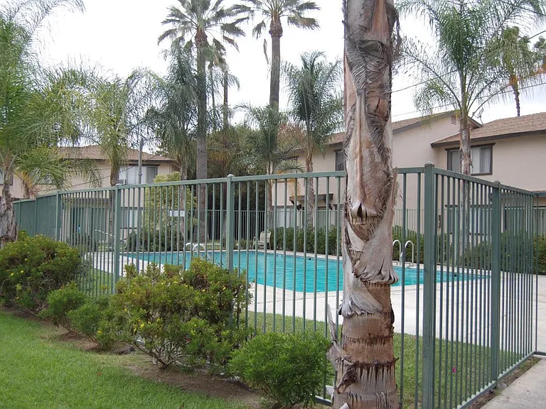 Pool Behind Fence