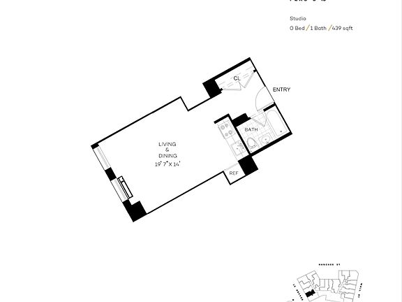 2nd image of 63 Wall St APT 1302