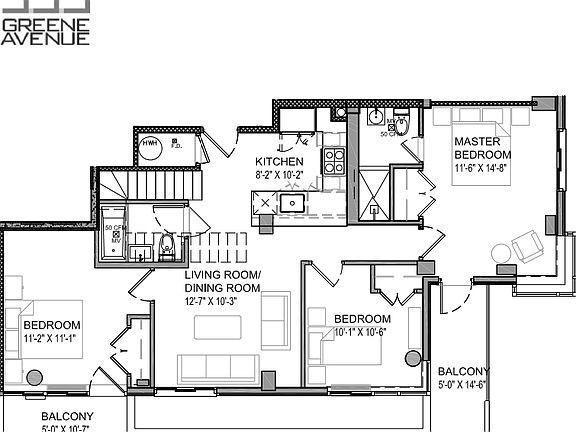 2nd image of 333 Greene Ave #12PHD