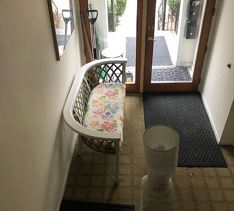 Main hallway at the Front door