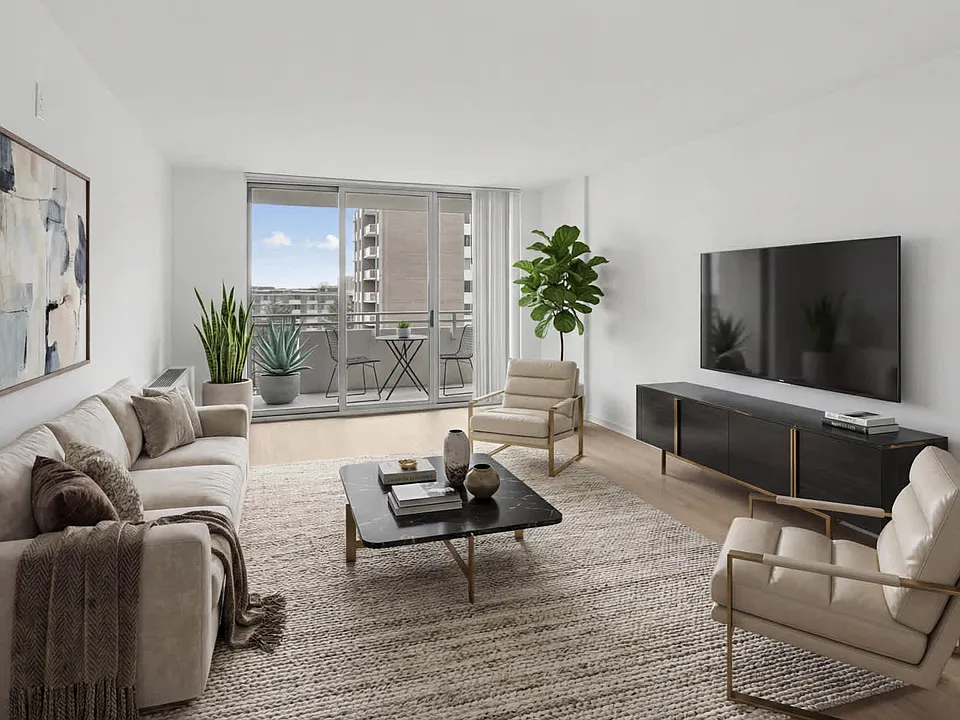 Living Room with Hard Surface Flooring