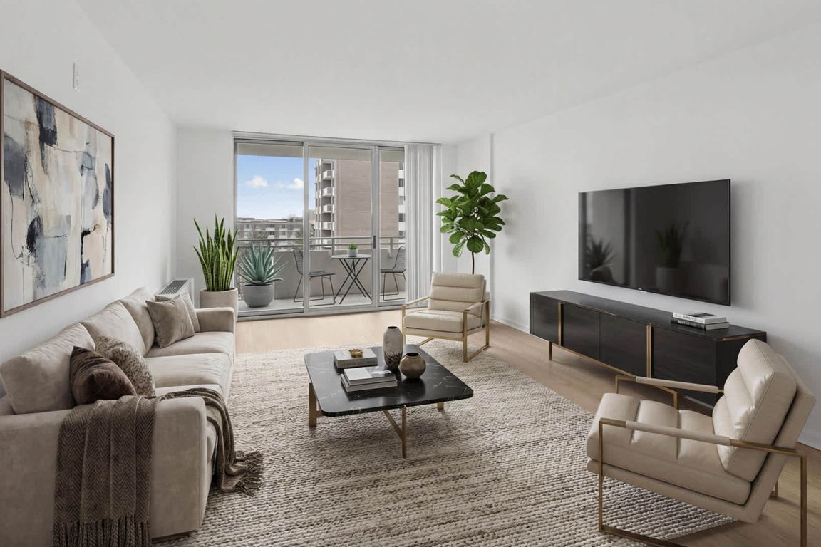 Living Room with Hard Surface Flooring