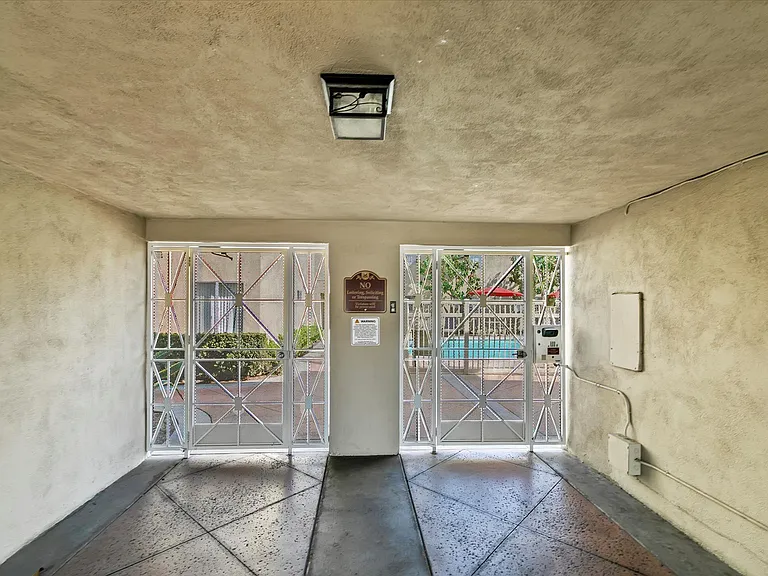 Secure gated entry with convenient intercom access